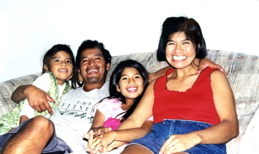 Cristina and family in Miami