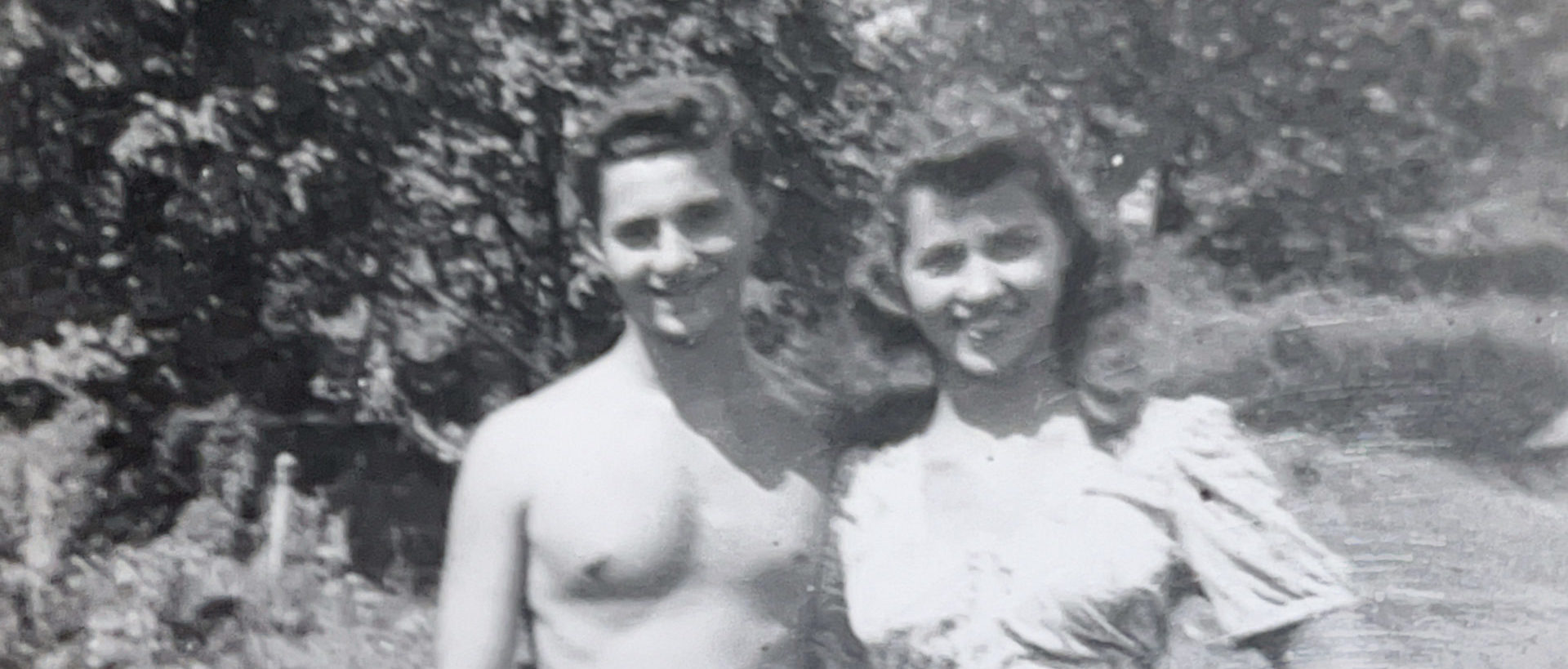 Shirley and Bernie young adults